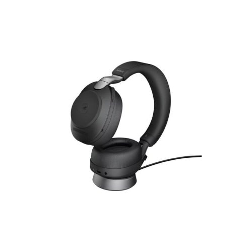 Jabra Evolve2 85, Link380/390c (USB-C) MS Teams Stereo with Charging Stand - Black