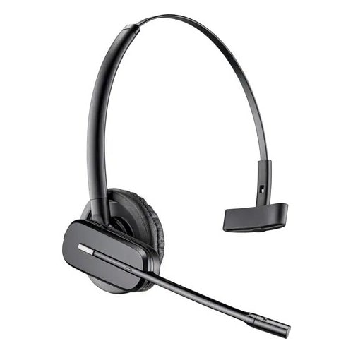 Poly CS540 Wireless Earbud, Behind-the-ear Mono Earset - Black - Monaural - In-ear