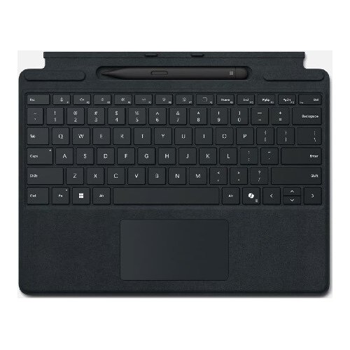 Microsoft Surface Pro Signature Keyboard w/ Slim Pen 2. Keyboard language: Nordic, Pointing device: Touchpad. Brand compat