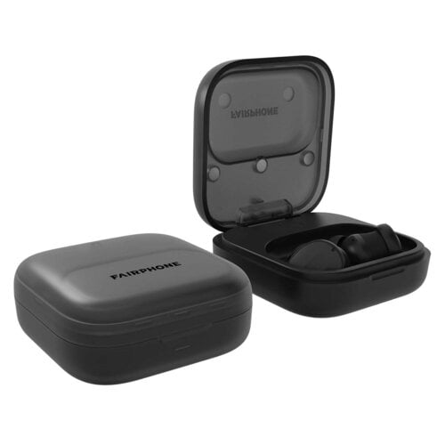 Fairphone Fairbuds True Wireless Earbud Stereo Earset - Black - Siri, Google Assistant - Binaural - In-ear - 1000 cm - Blu