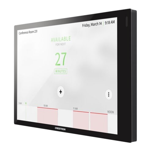 7 in. Wall Mount Touch Screen, Government Version, Black Smooth