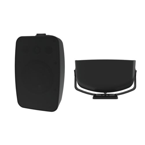 Saros® 6.5 in. 2-Way All Weather Surface Mount Indoor/Outdoor Speaker, Black Textured, Single - SAROS SMT6T-AW-B-T-EACH


