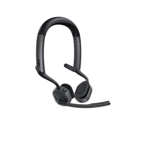 Shokz OpenMeet2 UC Headset with AI-Powered Noise Cancelling Microphones and USB-A Bluetooth Adapter