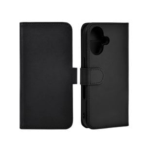 gre8t Carrying Case (Wallet) Apple iPhone 16 Smartphone - Black