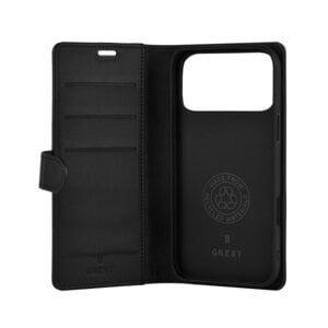 gre8t Carrying Case (Wallet) Apple iPhone 17 Pro Max Smartphone - Black