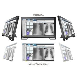 The monitor features projected capacitive (PCAP) touch technology which is more reliable compared to other touch technolog