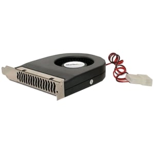 Expansion Slot Rear Exhaust Cooling Fan with LP4 Connector