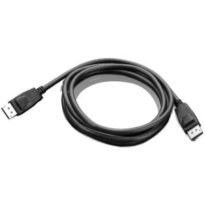 Lenovo 1.80 m DisplayPort A/V Cable for Monitor, PC, TV - First End: 1 x 20-pin DisplayPort 1.2 Digital Audio/Video - Male