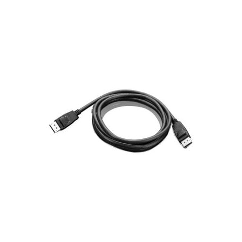 Lenovo 1.80 m DisplayPort A/V Cable for Monitor, PC, TV - First End: 1 x 20-pin DisplayPort 1.2 Digital Audio/Video - Male