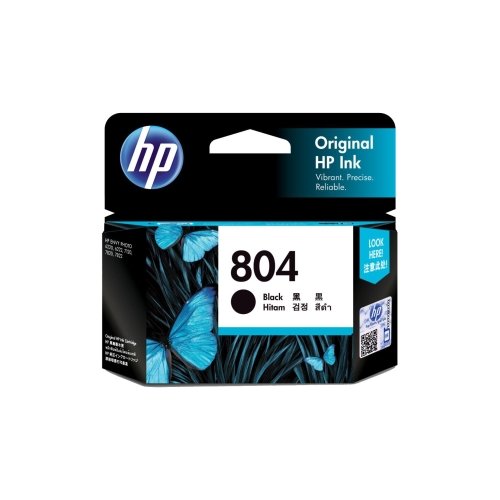 HP 804 Original Inkjet Ink Cartridge - Black Pack - 200 Pages