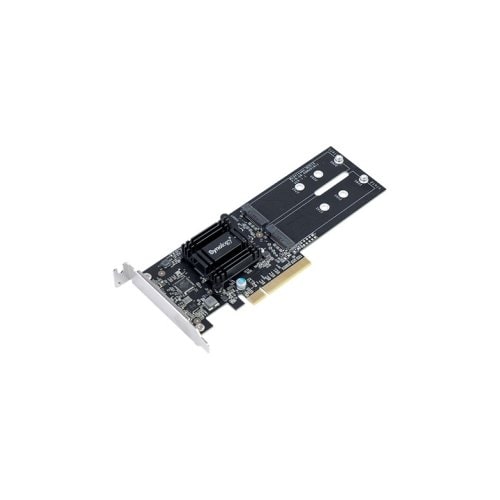 PCIe Gen2 x8 adapter card for Dual M.2 NVMe / SATA SSD slots on FS1018 DS3018xs RS2818RP+ RS2418(RP)+
