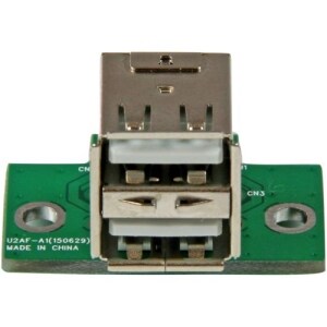 2 Port USB Motherboard Header Adapter - USB A to USB 10 Pin Header F/F