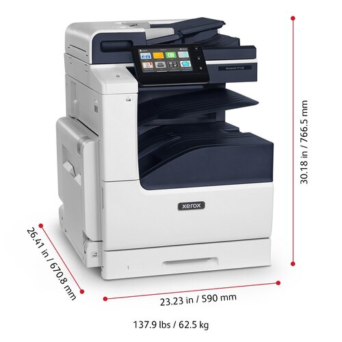 Xerox VersaLink C7120 Laser Multifunction Printer - Colour - Cloud/Copy/Email/Print/Scan - 20 ppm Color Print - 1200 x 240