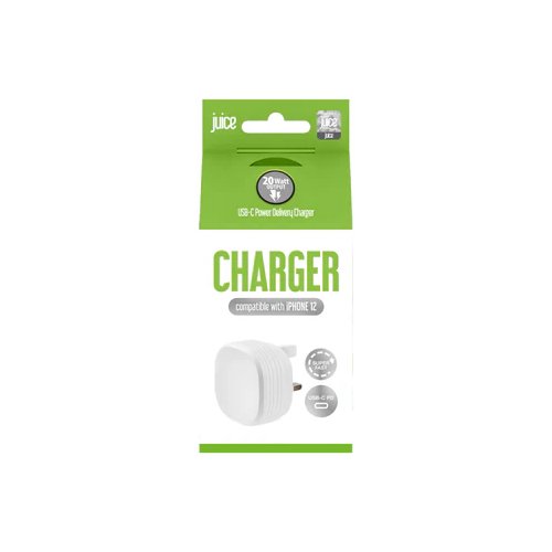 JUICE 20 W Power Adapter - White
