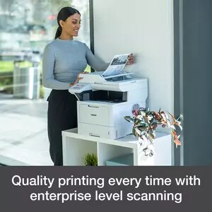 Brother DCP-L5510DW Wired & Wireless Laser Multifunction Printer - Monochrome - Copier/Printer/Scanner - 50 ppm Mono Print