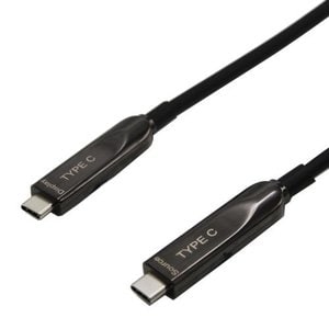 ConnektGear 5 m Fibre Optic Video/Data Transfer Cable - 1 Box - Cable for USB Device, PC, Display - First End: 1 x USB4 Ty