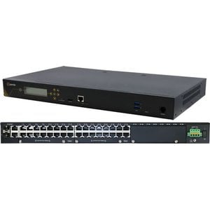Perle IOLAN SCG34 R-MD Device Server - 1000 MB - Twisted Pair, Optical Fiber - 2 Total Expansion Slot(s) - 2 x Network (RJ