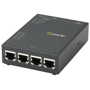 Perle IOLAN SDG4 Device Server - TAA Compliant - 512 MB - Twisted Pair - 1 x Network (RJ-45) - 4 x Serial Port - 10/100/10
