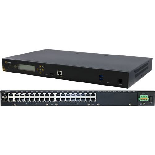 Perle IOLAN SCG34 R-MD Device Server - 1000 MB - Twisted Pair, Optical Fiber - 2 Total Expansion Slot(s) - 2 x Network (RJ