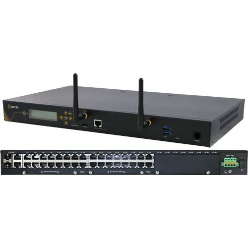 Perle IOLAN SCG34 R-WMD Device Server - 1000 MB - Twisted Pair, Optical Fiber - 2 Total Expansion Slot(s) - 2 x Network (R