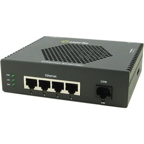 Perle eX-4S110-RJ-XT Network Extender - 4 x Network (RJ-45)