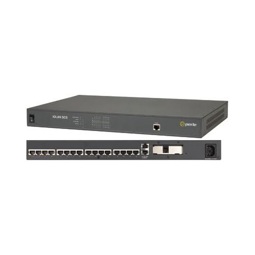 Perle IOLAN SCS16C Device Server - 64 MB - Twisted Pair - 2 x Network (RJ-45) x No - 16 x Serial Port - 10/100/1000Base-T 