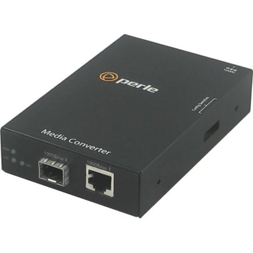 Perle S-1000-SFP Transceiver/Media Converter - 1 Port(s) - 1 x Network (RJ-45) - Twisted Pair - Gigabit Ethernet - 1000Bas