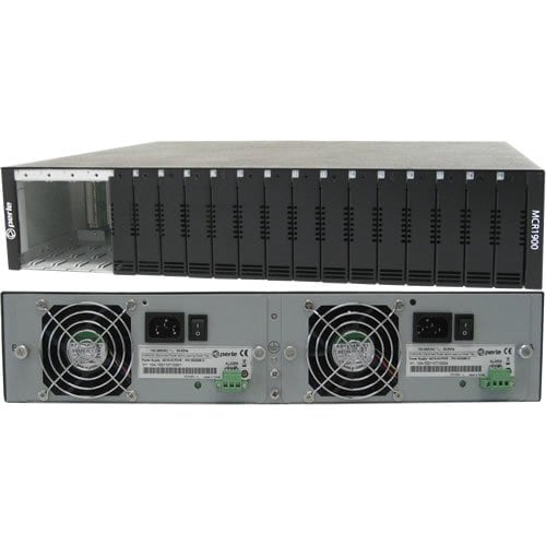 Perle MCR1900-DAC 19 Slot Media Converter Chassis - 2U