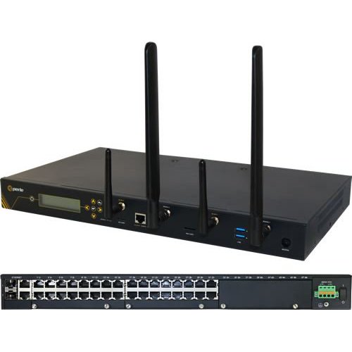 Perle IOLAN SCG34 R-LEWMD Device Server - 1000 MB - Twisted Pair, Optical Fiber - 2 Total Expansion Slot(s) - 2 x Network 