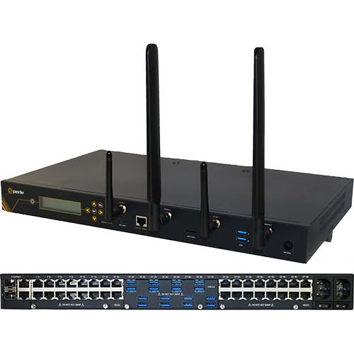 Perle IOLAN SCG50 RRU-LEWM Device Server - 1000 MB - Twisted Pair, Optical Fiber - 2 Total Expansion Slot(s) - 2 x Network