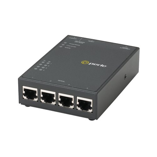 Perle IOLAN STG4 Terminal Server - 512 MB - Twisted Pair - 1 x Network (RJ-45) - 4 x Serial Port - 10/100/1000Base-T - Gig