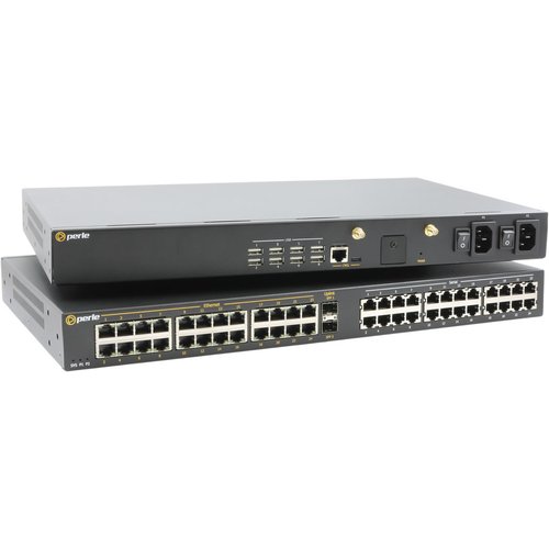 Perle IOLAN SCRC256 Device Server - TAA Compliant - 8 GB - Optical Fiber, Twisted Pair - 2 Total Expansion Slot(s) - 24 x 
