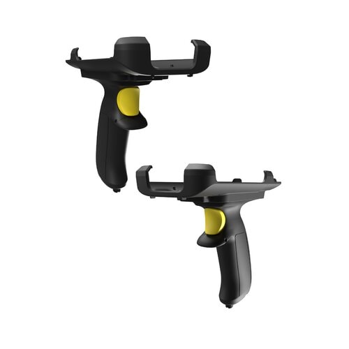 Pistol grip for main unit. Execute barcode scanning by pressing the grip trigger