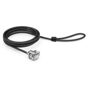 Compulocks T-bar Security Keyed Cable Lock Black - Secure your device with 6ft Galvanized Steel Cable compatible with Stan