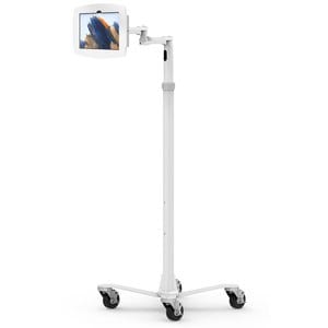 Compulocks Medical Rolling Cart Extended - VESA Compatible White - 75x75mm & 100x100 mm VESA Mount Compatibility, Maximum 