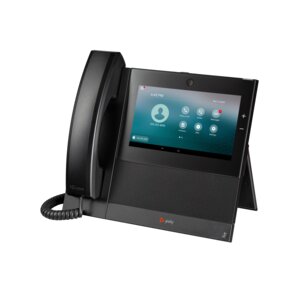 Poly CCX 700 IP Phone - Corded - Corded/Cordless - Wi-Fi, Bluetooth - Built-in Camera - Desktop - Black - 24 x Total Line 