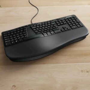 ERGONOMIC KEYBOARD BE LAYOUT AZERTY BLACK BE LAYOUT
