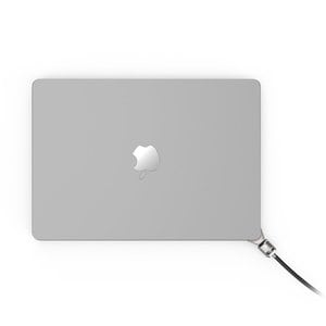 Compulocks Ledge Lock Adapter for MacBook Air 13"" M2 with Keyed Lock Silver - Smallest MacBook Lock Slot Adapter, Compati