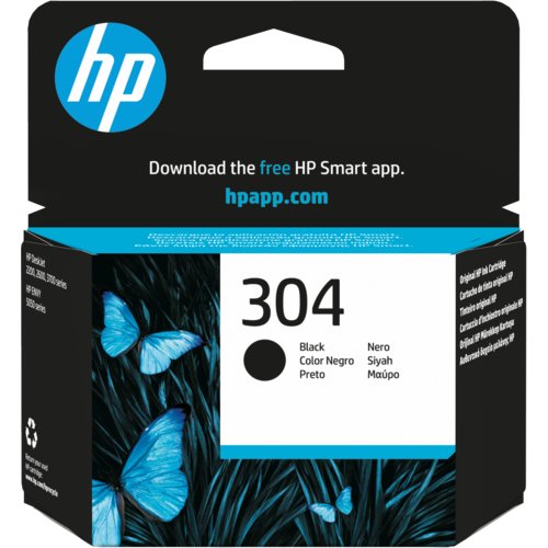 HP 304 Original Inkjet Ink Cartridge - Blister Pack - Black Pack - Inkjet