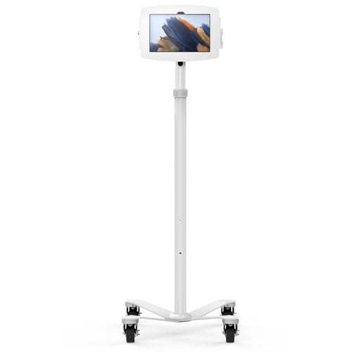 Compulocks Medical Rolling Cart Extended - VESA Compatible White - 75x75mm & 100x100 mm VESA Mount Compatibility, Maximum 