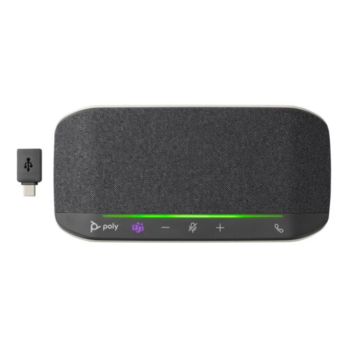 Poly Sync 10 Wired Speakerphone - Microsoft Teams - Silver - 2 Microphone(s) - 40 mm Speaker(s)