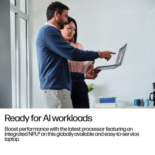 HP EliteBook 6 G1i 35.6 cm (14") Notebook - WUXGA - Intel Core Ultra 5 225U - 16 GB - 512 GB SSD - Pike Silver Aluminum - 