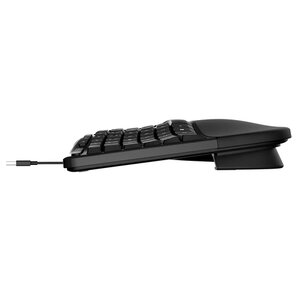 ERGONOMIC KEYBOARD BE LAYOUT AZERTY BLACK BE LAYOUT
