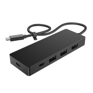HP A/V Adapter - 1 x USB Type C - Male - 1 x HDMI Digital Audio/Video - Female, 2 x USB Type A - Female, 2 x USB Type C - 