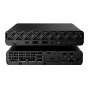 HP EliteDesk 8 G1a Desktop Computer - AMD Ryzen 5 220 - 16 GB - 512 GB SSD - Mini PC - Jack Black - AMD Chip - Windows 11 